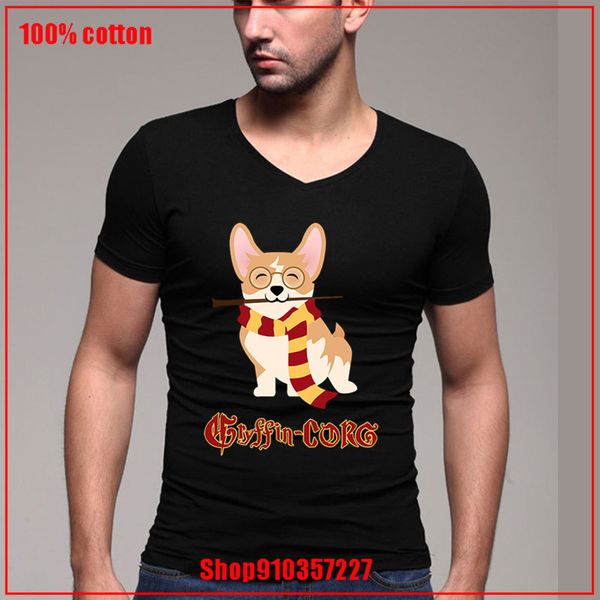 

harry potter gryffin corg v t shirt casual short sleeve slim basic tees summer shirt pop sport hooded sweatshirt hoodie