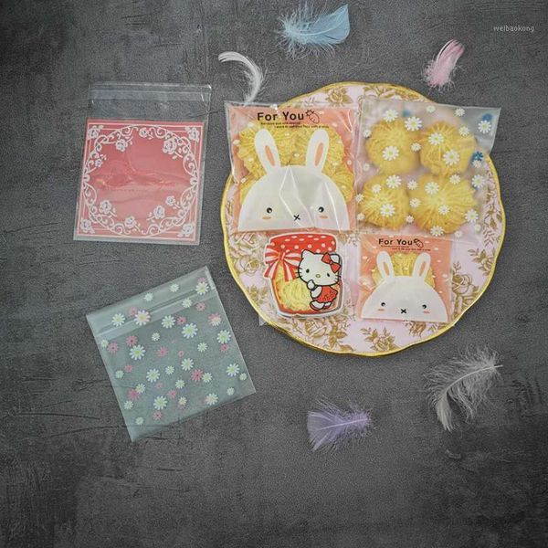 

gift wrap 100pcs grade candy packing bag opp plastic eco friendly transparent cookie gift1