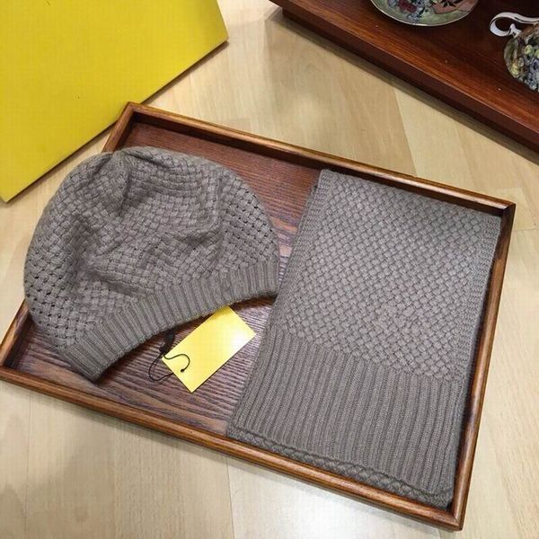 

2020 cotton knitting black hats & scarves and glove sets women winter comfortable warm hats, scarves sets with box, Blue;gray