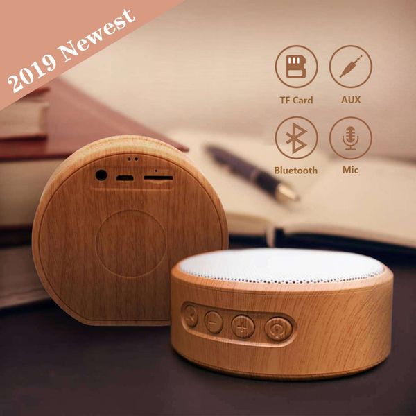 

wireless bluetooth speaker wood grain portable bluetooth small speaker wireless mini subwoofer audio stereo loudspeaker sound system support
