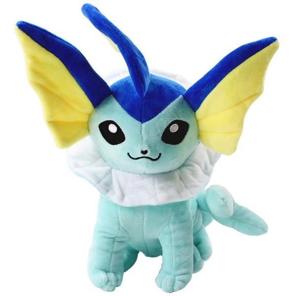 

большой 30см vaporeon плюшевые игрушки мягкие куклы детские игрушки животные куклы 12inch карман плюшевые куклы для девочек детские подарки