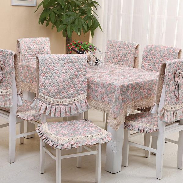 

ou shigu table cloth, leather cloth with soft nap chair cushion, chair cover, table cloth cushion sets