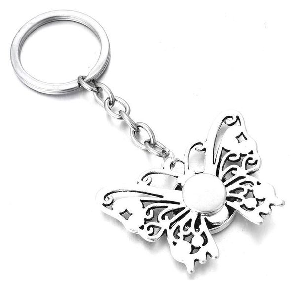 

new snap jewelry 12mm 18mm snap key chains for keyring women gifts girl butterfly keychain bag pendan qylhax