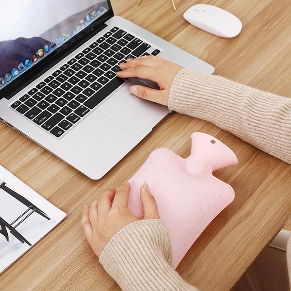 

warmer bottle water hand warmer solid color thickened pvc silicone rubber water bottle home accessories wmthpd xhhair