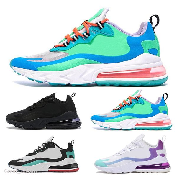 

react men women running shoes bauhaus optical dmp triple black white worldwide oracle aqua fashion mens trainers sports sneakers size 36-45