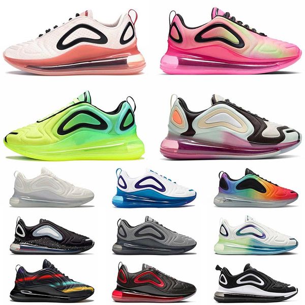 

2021 new arrival 72c cushions running sport shoes pink coral stardust volt black blast cool grey men women be true trainers sneakers 36-45, White;red