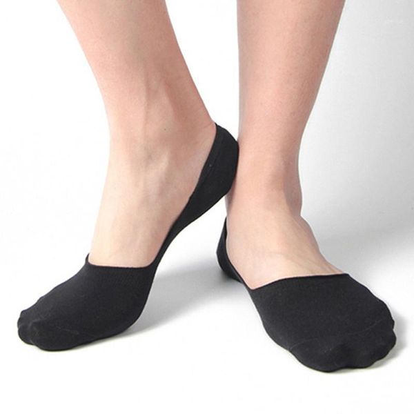 

wholesale- 3 pairs/lot men invisible socks male shallow mouth socks spring summer fashion casual classic non-slip silicone boat sock 17-0181, Black