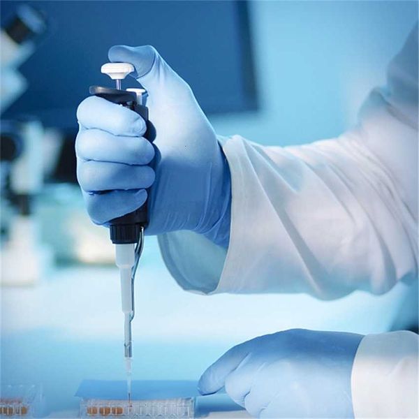 

factory73znsafety food grade waterproof allergy work blue nitrile disposable glove anti-dust glovesacn