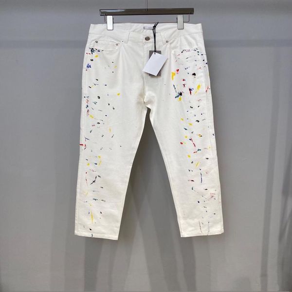 

21ss white panting mens jeans size 31-34, Blue