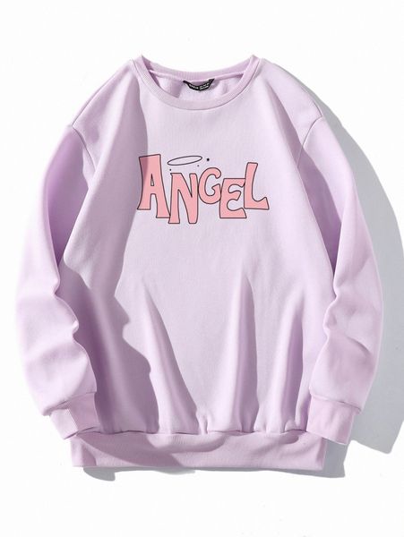 

letter graphic sweatshirt v7yr#, White;black