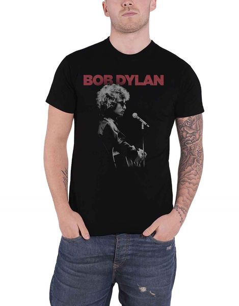 

bob dylan sound check portrait logo mens black hoodie designers t shirts sweatshirt