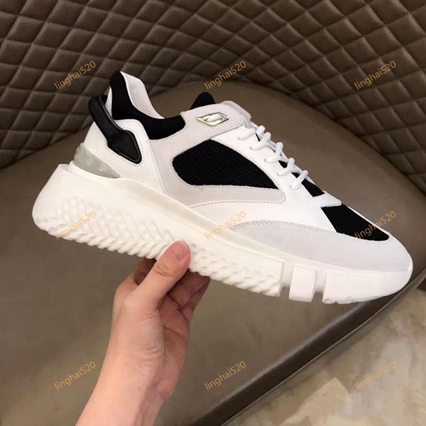 

2020 new high-quality progettista men's casual shoes, genuine leather, stylish, comfortable and wear-resistant, non-grinding 38-45, Black