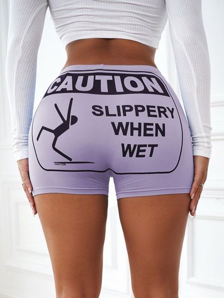 

sxy slogan graphic biker shorts i0nq#, Black