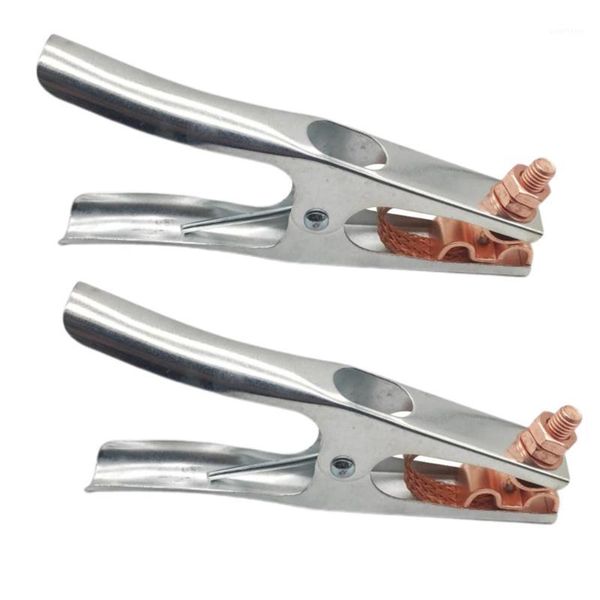 

1pc 400a welding tool silver copper simple welding accessory earth clamp earth wire clip ground clamp for professional1