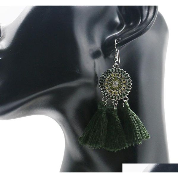 

2018 women's earring exaggerate big sun flower long tassel earrings for women jewelry female earring pe sqcuwp queen66, Silver