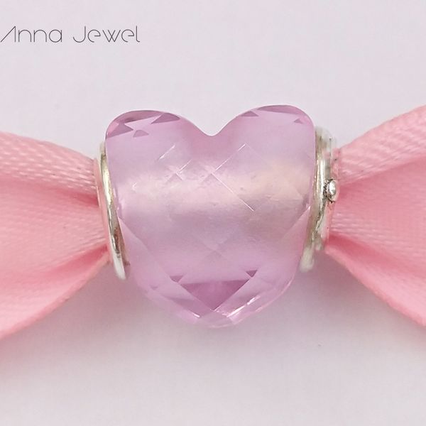 DIY-Charm-Armbänder – Schmuck-Pandora-Murano-Abstandshalter für die Armbandherstellung, Armreif, rosa Liebesherz, Glasperle für Damen und Herren, Geburtstagsgeschenke, Hochzeitsfeier, 798811C01