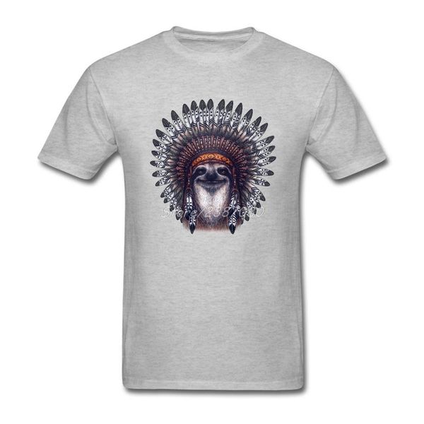 

sport sloth chief vintage printed t shirt xxxl custom short sleeve tshirt men summer 3d printer cotton crewneck men shirt