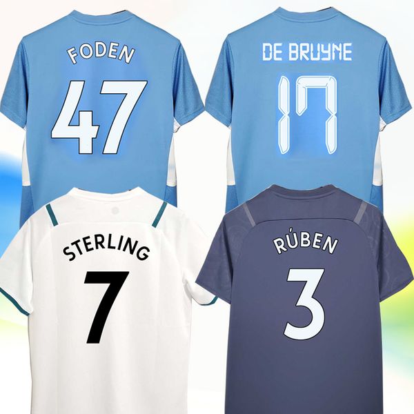 

21 22 man women kid city soccer jerseys player sterling kun aguero de bruyne g.jesus foden bernardo mahrez rodrigo football shirts and kits, Black;yellow