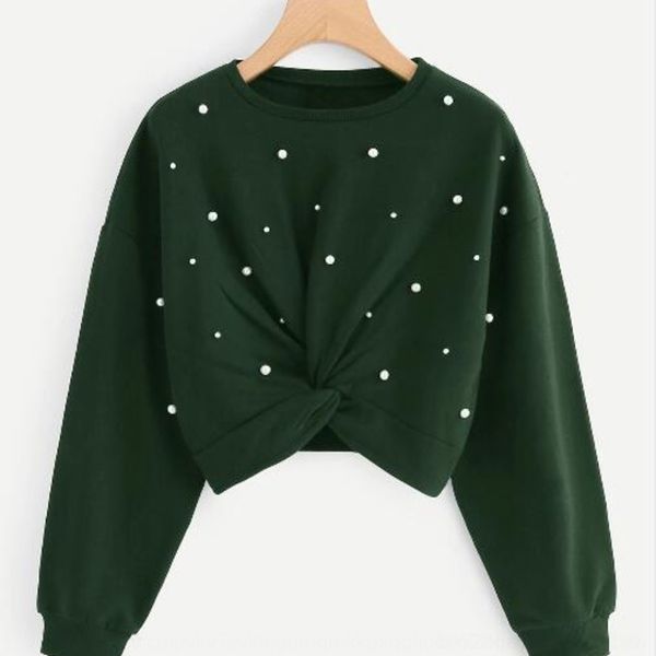 

b3s7b 2019 autumn long beaded 3 colors colors yards 2019 autumn sleeve long sleeve beaded sweater sweater 3 5 5 yards prej5, Black