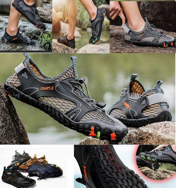 

2020 new outdoor five finger shoes men/women/kids river beach diving swimming wading shoes youth gs sport big boy climbing shoes