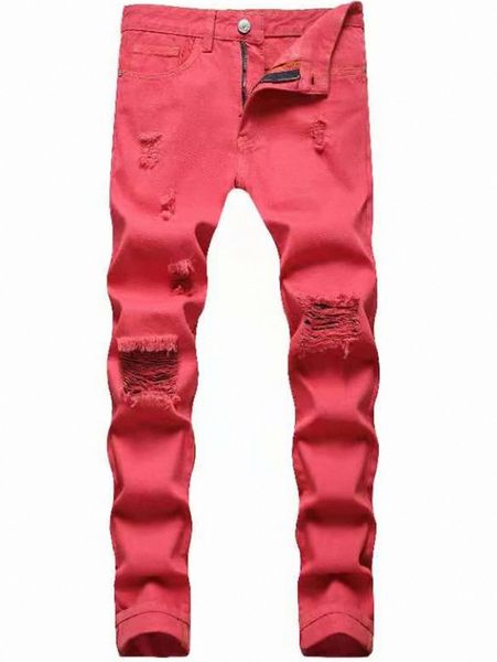 

men slant pocket ripped jeans t7vx#, Blue