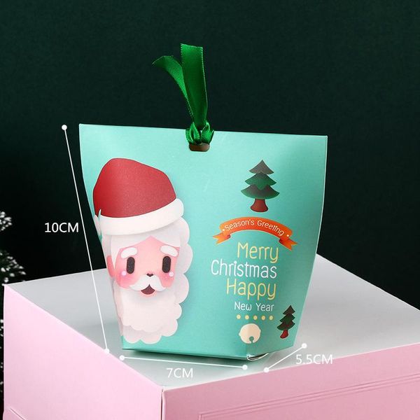 

stobag 20pcs merry christmas happy new year paper box baby shower party candy cake package gift decorating supplies with ribbon bbyjqh