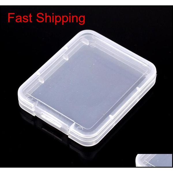 

shatter container box protection case card container memory card boxs cf card tool plastic transparent storag qylskw packing2010