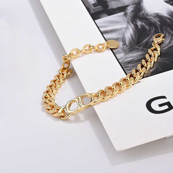 

bracelets deigner jewelry earring deigner jewelry choker d di letter chain women' net red in hort clavicle chain neck chain and gold ti, Silver
