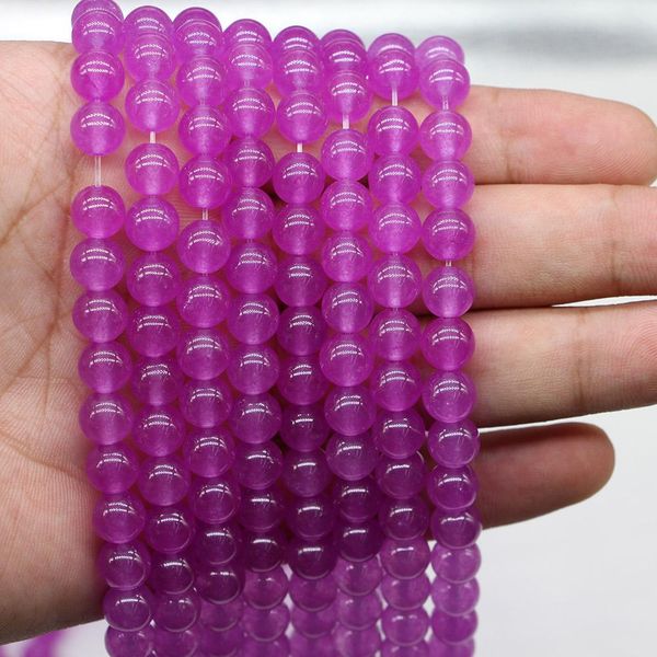 

4 6 8 10 12 mm light purple quartz crystal stone round beads loose spacer bead for jewelry making findings diy h bbyfzr