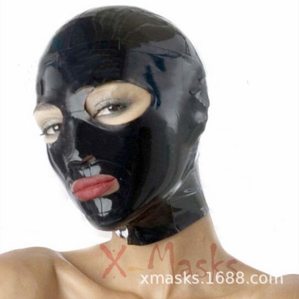 

bkke9 ic2vi latex mask beauty head cover clothing mask beauty latex head cover clothing supplies male cos black