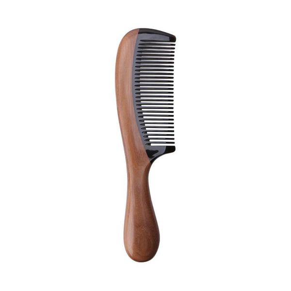 

new pro natural ox horn green sandalwood fragrant comb wooden handle combs hair care wmtdmw, Silver