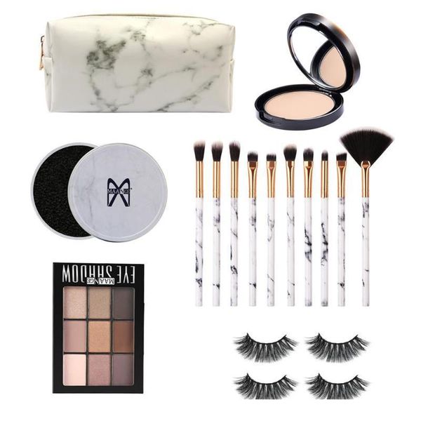 

1pc fashion marble pattern makeup brushes container cosmetic bags make up brush storage bag case pe bbyifp