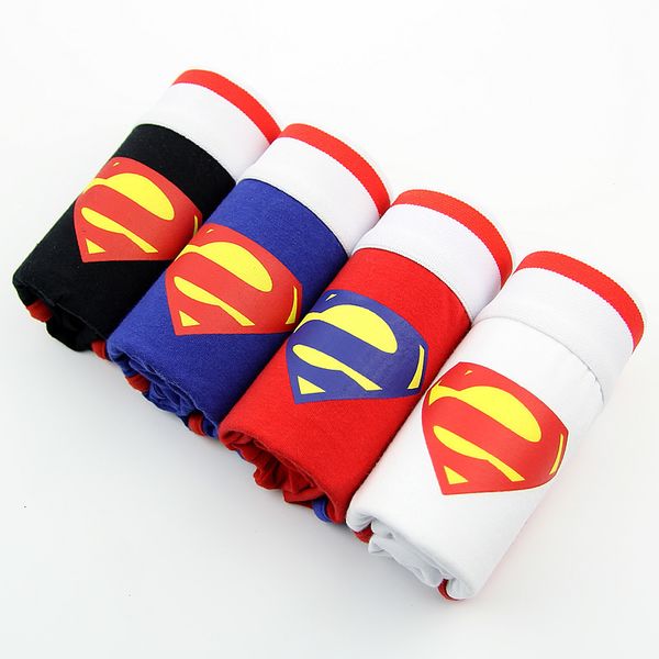 

4pcs/lot men cotton male boxers breathable men's underwear low waist cartoon underpants man boxer
