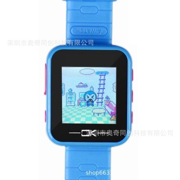 

smart electronic pet games machine children's watch, Slivery;brown