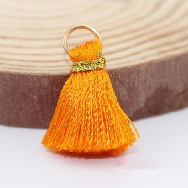 

30pcs 2.5cm metal ring gold thread mini tassels fringe pendant diy material jewelry earring curtain decor smooth tassels trim h jllsxi