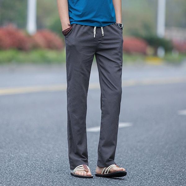 

men's fashion cotton linen harem pants mens jogger pants spring 2021 new male casual track trousers hip hop loose, Black