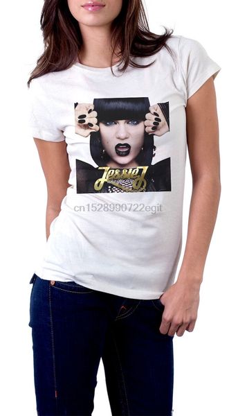 

jessie j t-shirt английский певец и автор песен женщины белый тройник спорт толстовка с капюшоном толстовка