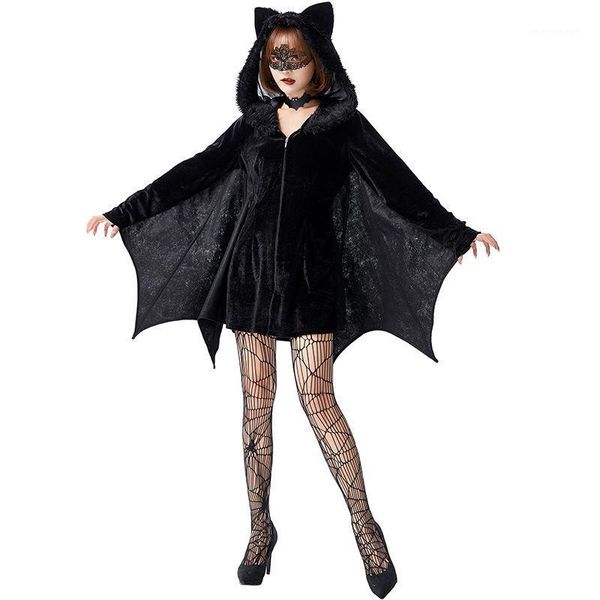 

new arrival vampire bat costume cosplay halloween costume for women1, Silver