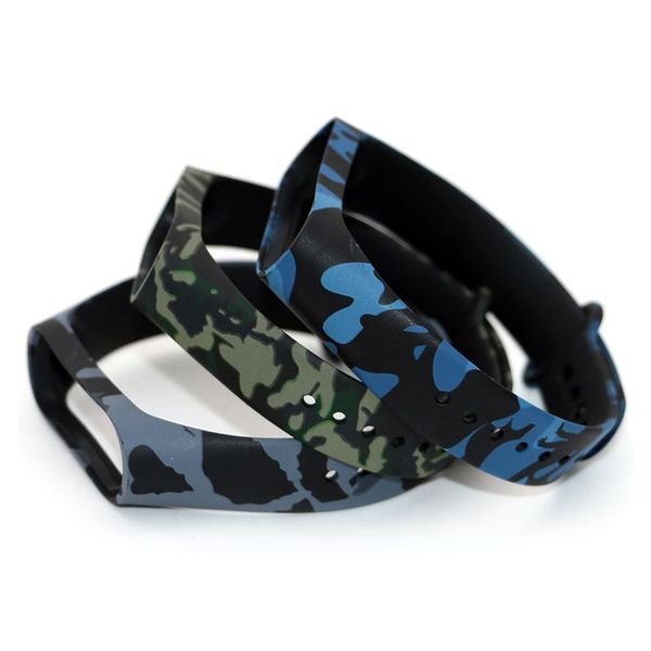 

m4 smart bracelet replace silicone wrist band smart bracelet accessories camouflage bracelet wrist band strap fitness equipments wmtsnb