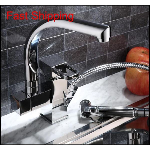 

pull out spray brass kitchen faucet mixer tap kitchen si qylukc packing2010
