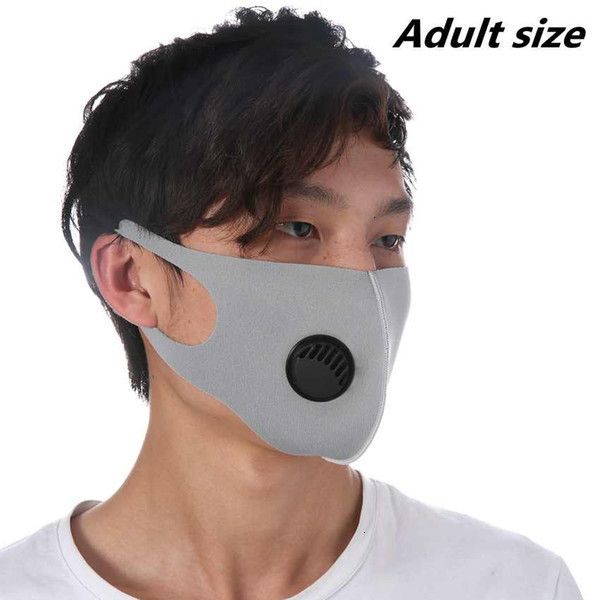 

valve kids dustproof and face breathing mask reusable anti-dust haze pm2.5 ice silk cotton masks zza2151 600pcs sbai#