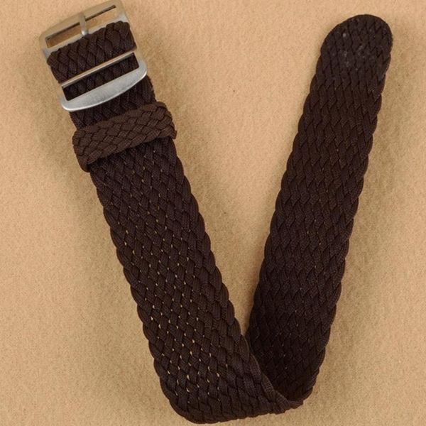 

for nato perlon stripe16 18 20mm watchbands men women watches strap 22 mm wristwatch band buckle belts black orange red 9 colors bbymfk, Black;brown
