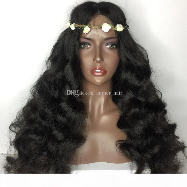

peruvian virgin human hair wigs body wave lace front wigs brazilian indian malaysian full lace human hair wigs for black women, Black;brown