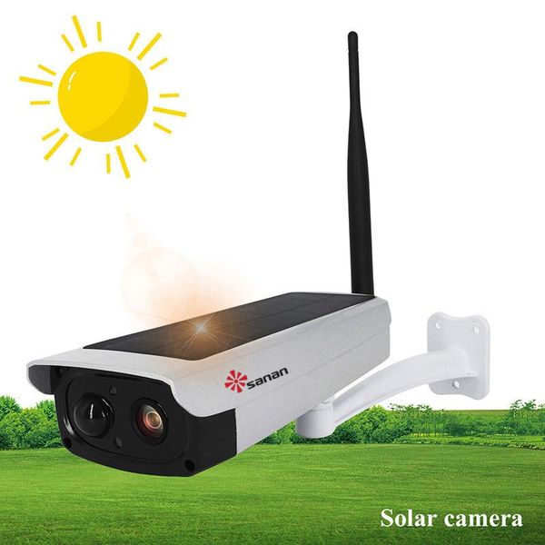 

низкое энергопотребление солнечной ip-камера wifi 1080p hd pir человеческого обнаружения 20m ик ночного видения открытый беспроводной survei