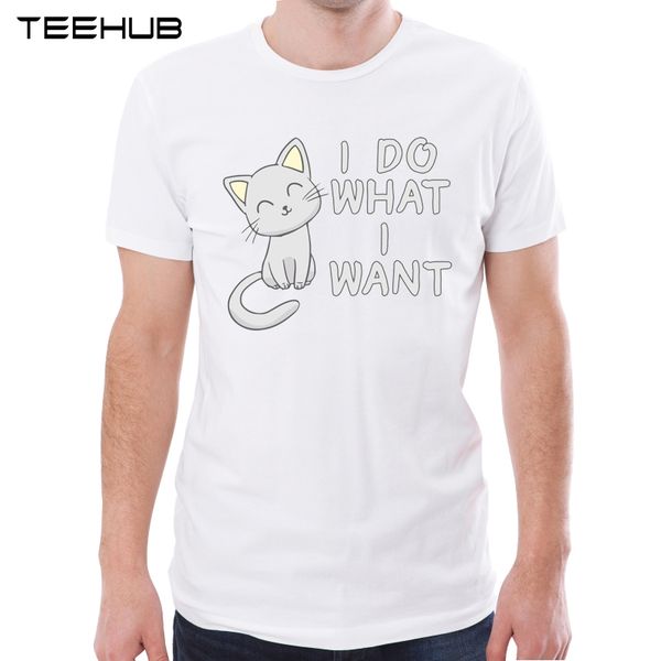 

teehub new arrival men fashion cute cat printed t-shirt short sleeve tee hipster cool animal design sport hooded sweatshirt hoodie