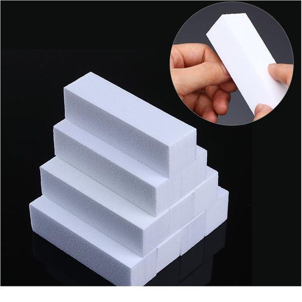 

white nail art buffers sanding block buffing grinding polishing block nail file buffer pedicure professional nail qylqml