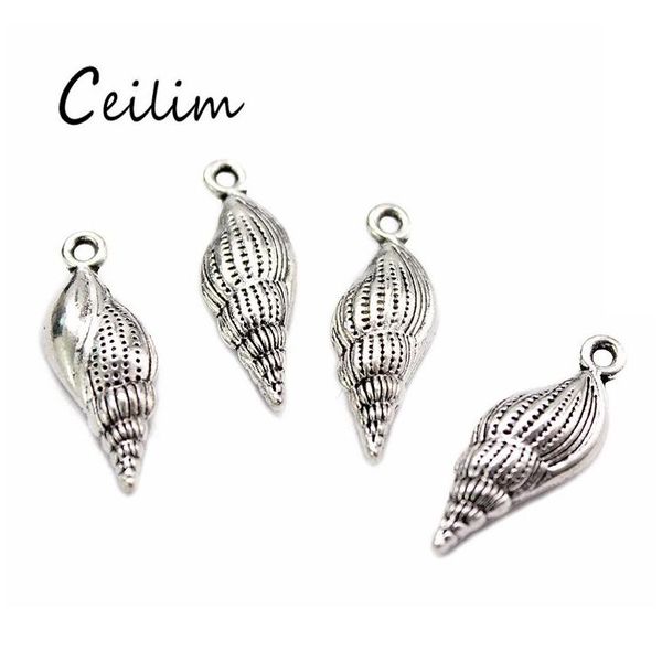 

ocean small cute animal conch & shell & starfish pendants charms for jewelry making retro accessories items diy fashion jewelry munh9, Bronze;silver