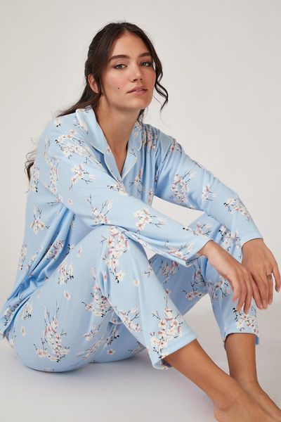 

men's sleepwear happiness ist. women's floral pajamas set gl00031, Black;brown