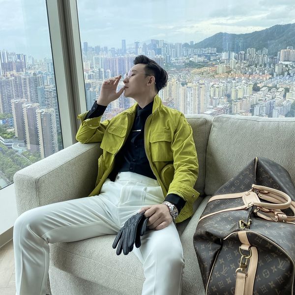 

daio ethan korean design autumn slim work clothes pocket lapel casual jacket coat