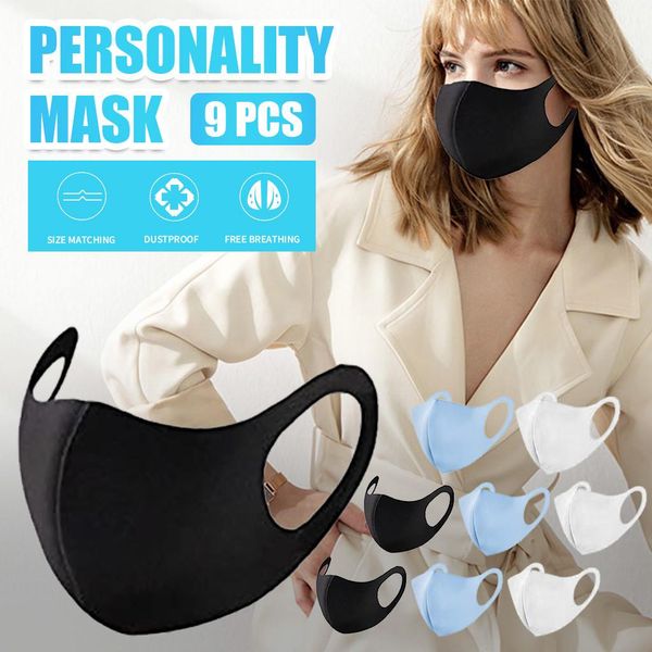 

маска unisex принт 9pcs фильтр хлопок haze активированный цвет рот муфельного твердый mouth углерод ультрафиолетового cubrebocas wmtcrx dh_n